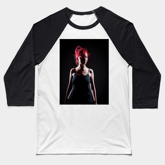 Dancer Baseball T-Shirt by ansaharju